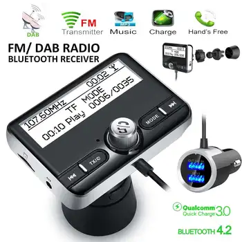 Universal Car DAB Radio Receiver Tuner FM Transmitter Bluetooth Version 4.2+EDR Plug-and-Play DAB Adaptor QC 3.0 Fast Charger
Universal Car DAB Radio Receiver Tuner FM Transmitter Bluetooth Version 4.2+EDR Plug-and-Play DAB Adaptor QC 3.0 Fast Charger