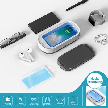 UV High Ozone Disinfection Box Sterilizer Mobile Phone Wireless Fast Charge Mask Mobile Phone Sterilization Box Fast Shipping
UV High Ozone Disinfection Box Sterilizer Mobile Phone Wireless Fast Charge Mask Mobile Phone Sterilization Box Fast Shipping