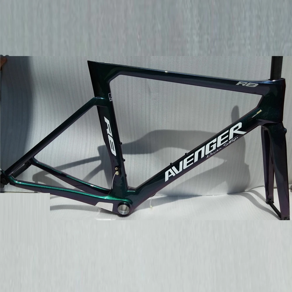 700c Carbon Fiber Road bicycle Frame Aero Road Bicycle R8 New Design Chameleon Color Bicycle Frame Carbon Road Frameset BB86/BSA
700c Carbon Fiber Road bicycle Frame Aero Road Bicycle R8 New Design Chameleon Color Bicycle Frame Carbon Road Frameset BB86/BSA