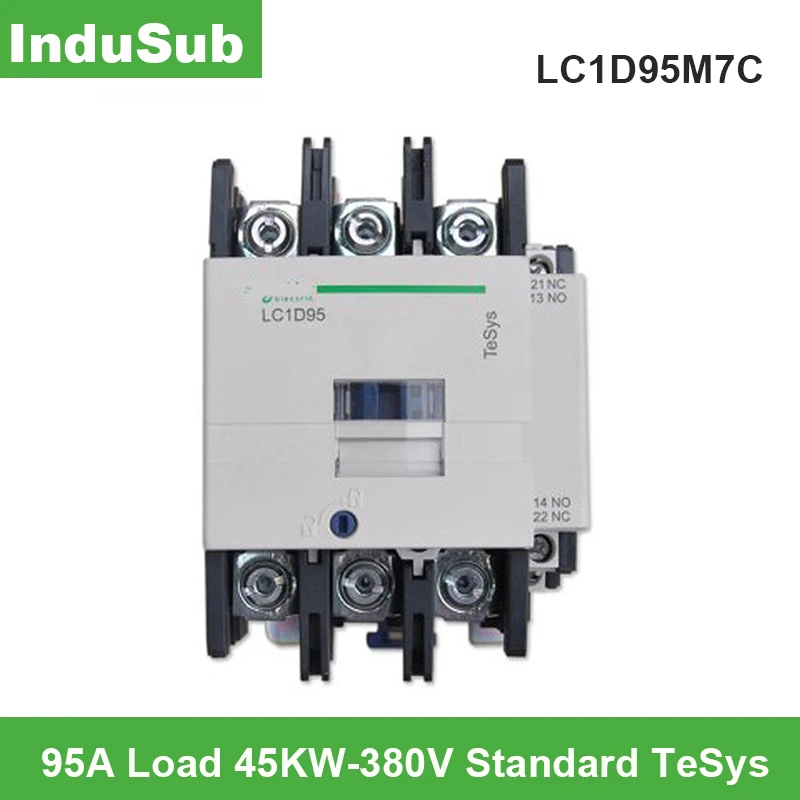 LC1D95M7C Original Electric Contactor LC1-D95M7C 95A Load 45KW-380V Standard TeSys
LC1D95M7C Original Electric Contactor LC1-D95M7C 95A Load 45KW-380V Standard TeSys