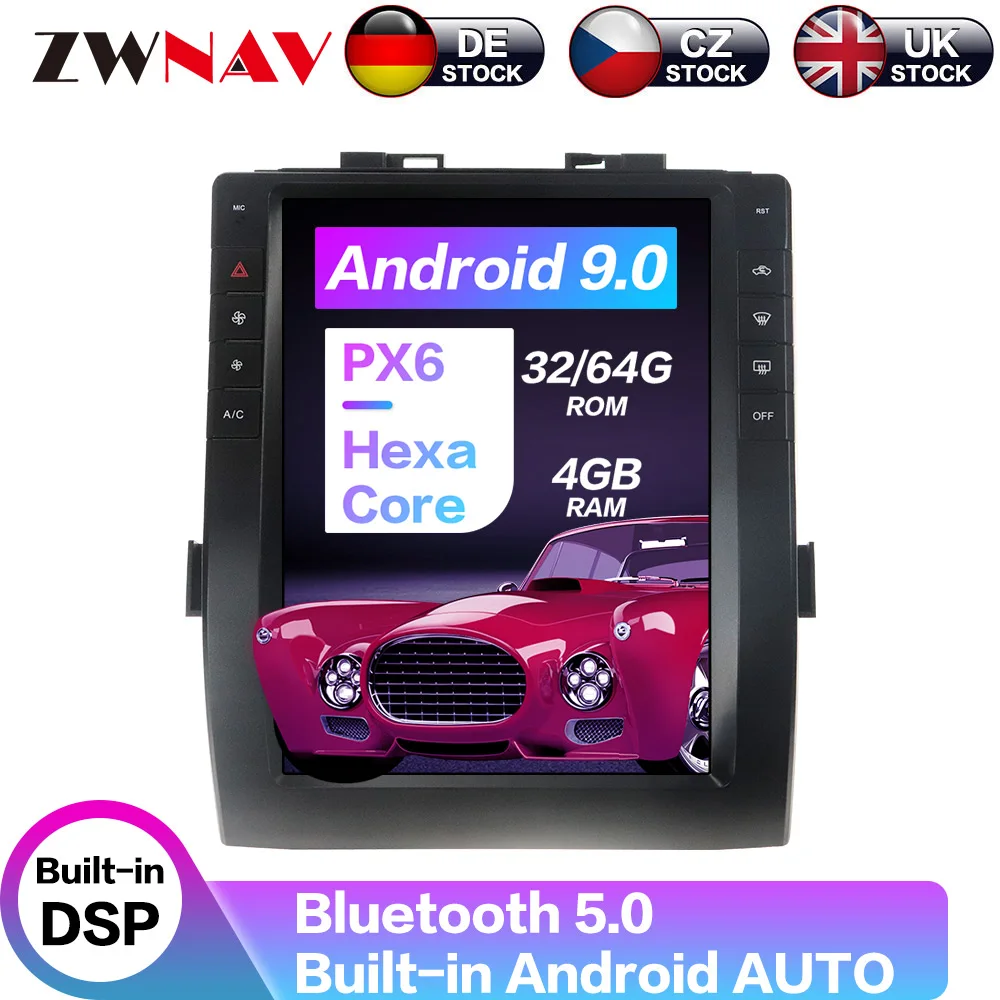 Carplay DSP Android 9.0 PX6 Vertical Tesla Radio Car Player Stereo GPS Navigation For Toyota Alphard 2015-2019
Carplay DSP Android 9.0 PX6 Vertical Tesla Radio Car Player Stereo GPS Navigation For Toyota Alphard 2015-2019