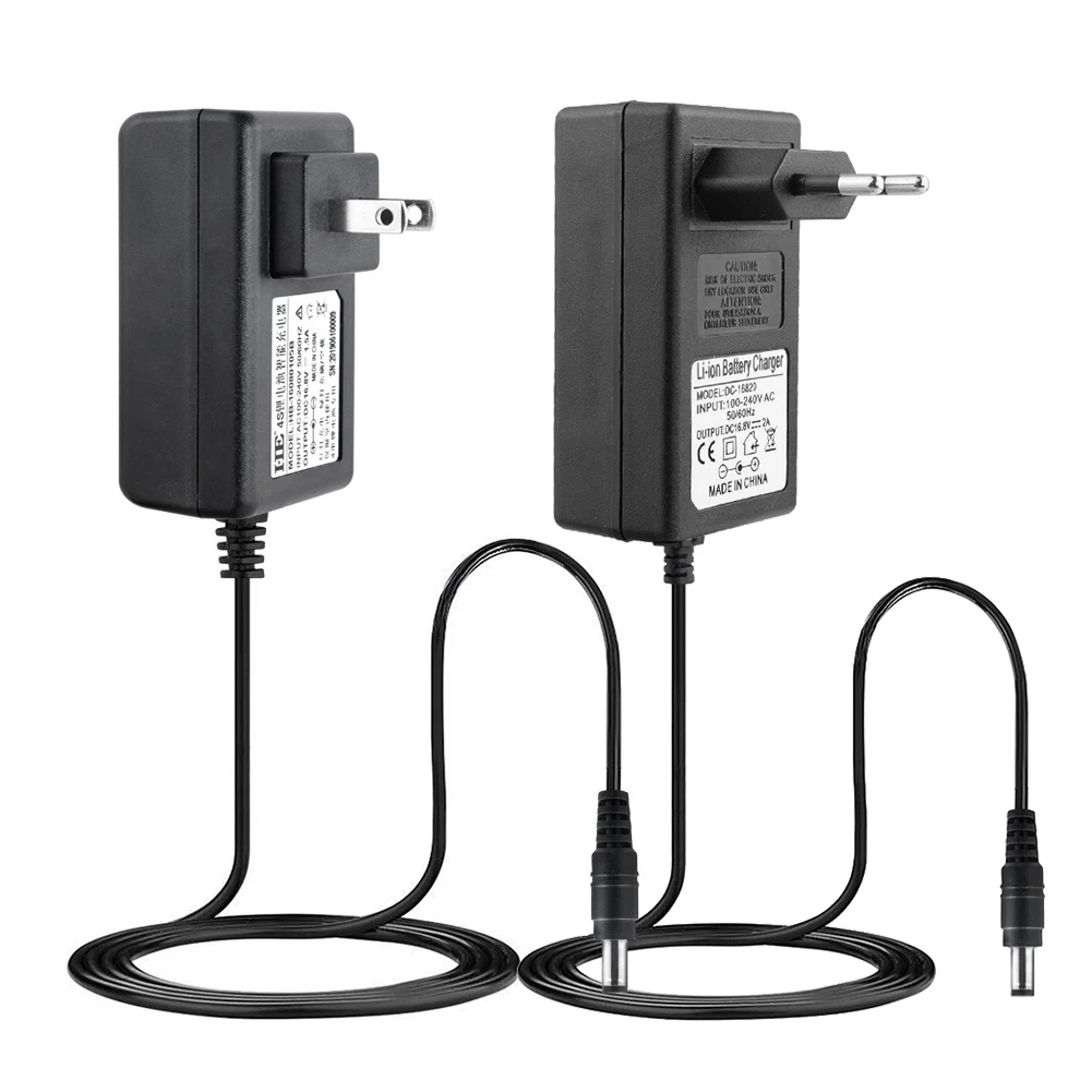 AC/DC Power Adapter 100V-240V US/EU plug Volt Lithium Charger for Rechargeable Battery Module strip light 4.2V 8.4V 12.6V 16.8V
AC/DC Power Adapter 100V-240V US/EU plug Volt Lithium Charger for Rechargeable Battery Module strip light 4.2V 8.4V 12.6V 16.8V