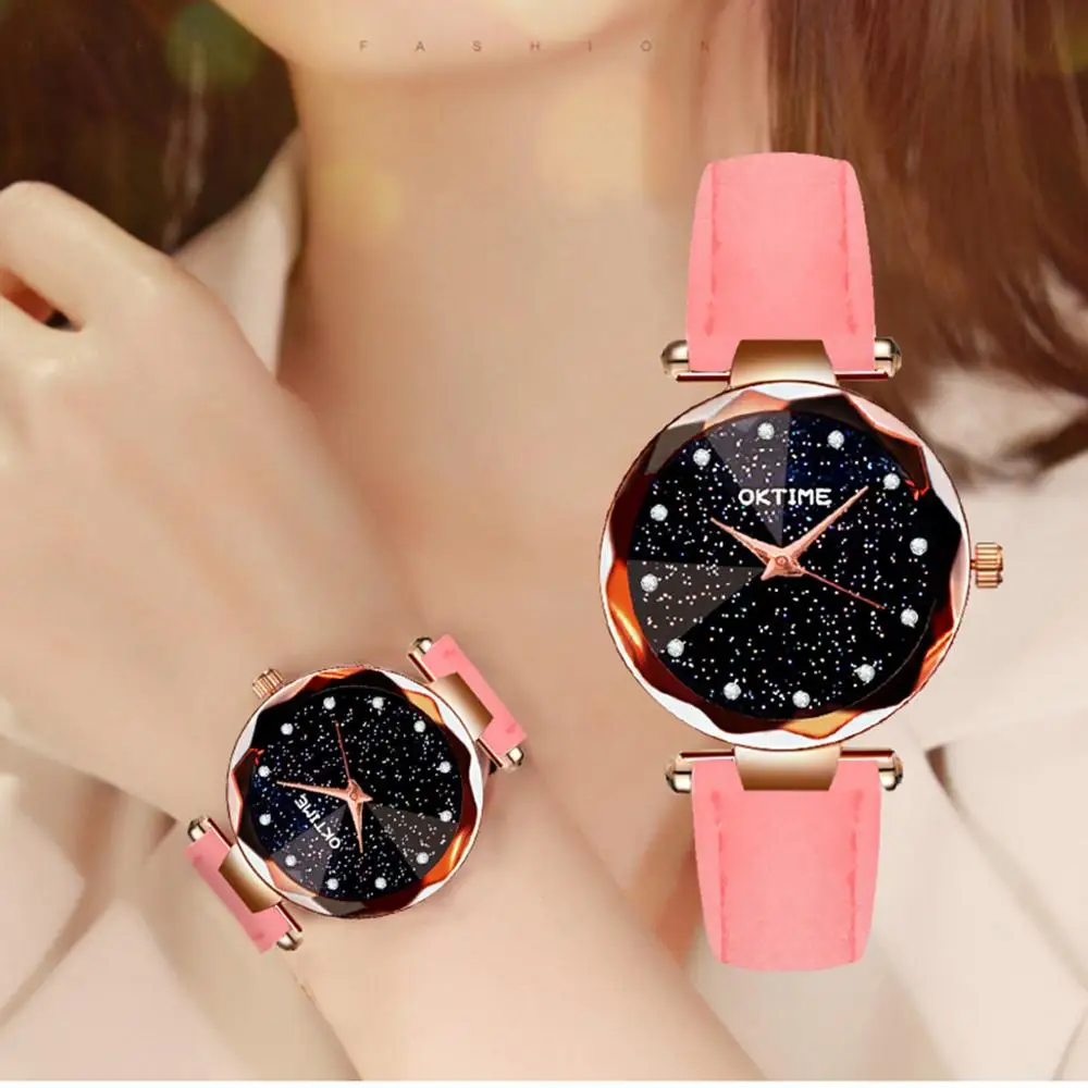 2019 Top Brand Luxury Women Watches Leather Starry Sky Quartz Wrist Watch Fashion Leather Band Waterproof Ladies Watch O04
2019 Top Brand Luxury Women Watches Leather Starry Sky Quartz Wrist Watch Fashion Leather Band Waterproof Ladies Watch O04