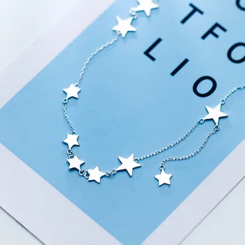 925 Silver Star Chocker Minimalism Jewelry Pendant Necklace Vintage Bijoux Femme Collier Boho Necklace for Women
925 Silver Star Chocker Minimalism Jewelry Pendant Necklace Vintage Bijoux Femme Collier Boho Necklace for Women