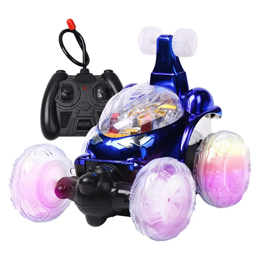360 Tumbling Electric Controlled RC Stunt Dancing Car Flashing Light Dasher Vehicle Kids Remote Control Toy
360 Tumbling Electric Controlled RC Stunt Dancing Car Flashing Light Dasher Vehicle Kids Remote Control Toy
