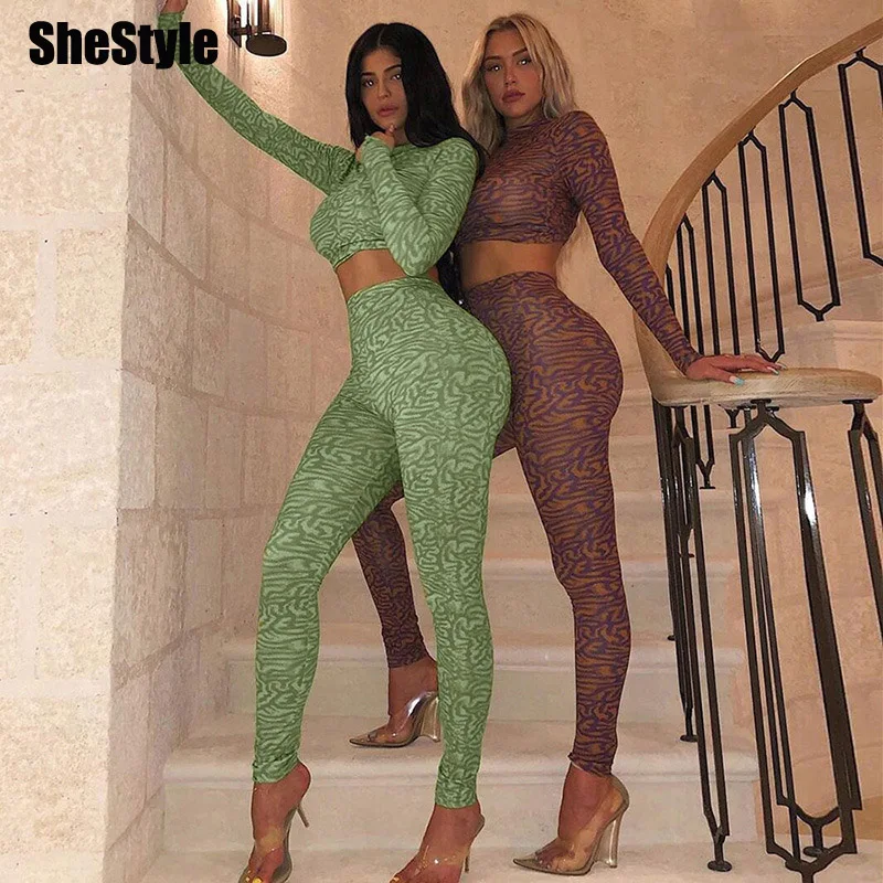 Shestyle Sexy Workout Sporting Tracksuits Women Paisley Bodycon Casual Crop Top and Pencil Pant 2 Piece Set Female 2019 Autumn
Shestyle Sexy Workout Sporting Tracksuits Women Paisley Bodycon Casual Crop Top and Pencil Pant 2 Piece Set Female 2019 Autumn