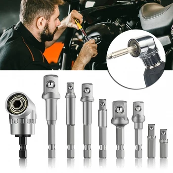 9pcs 1/4 3/8 1/2" Hex Power Drill Bit Driver Socket Bits Set Adapter Wrench Sleeve Extension Bar for Electric Screwdriver Bits
9pcs 1/4 3/8 1/2" Hex Power Drill Bit Driver Socket Bits Set Adapter Wrench Sleeve Extension Bar for Electric Screwdriver Bits