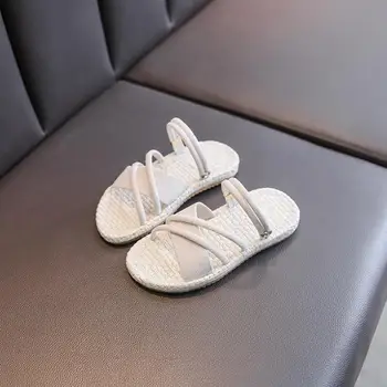 Children Fashion Sandaks Students Girls Sandals Kids Princess Flat Beach Shoes Comfortable Sandals Size 26-36
Children Fashion Sandaks Students Girls Sandals Kids Princess Flat Beach Shoes Comfortable Sandals Size 26-36
