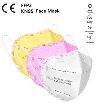 KN95 FFP2 Mask 5 Layer Breathable Non-woven Filter Face Masks Adult Protective Anti-dust Reuseable Mouth Cover Mask Mascarilla
KN95 FFP2 Mask 5 Layer Breathable Non-woven Filter Face Masks Adult Protective Anti-dust Reuseable Mouth Cover Mask Mascarilla