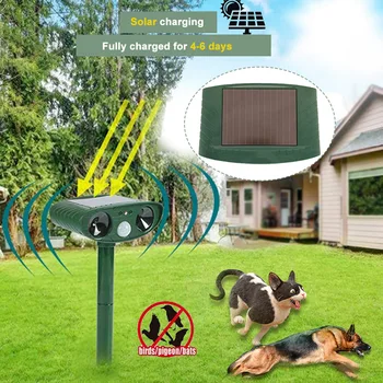 Deterrent Portable Bird Home Safe Expulsion Ultrasonic Solar ABS Cat Fox Repeller Animal Scarer PIR Motion Sensor Outdoor Garden
Deterrent Portable Bird Home Safe Expulsion Ultrasonic Solar ABS Cat Fox Repeller Animal Scarer PIR Motion Sensor Outdoor Garden
