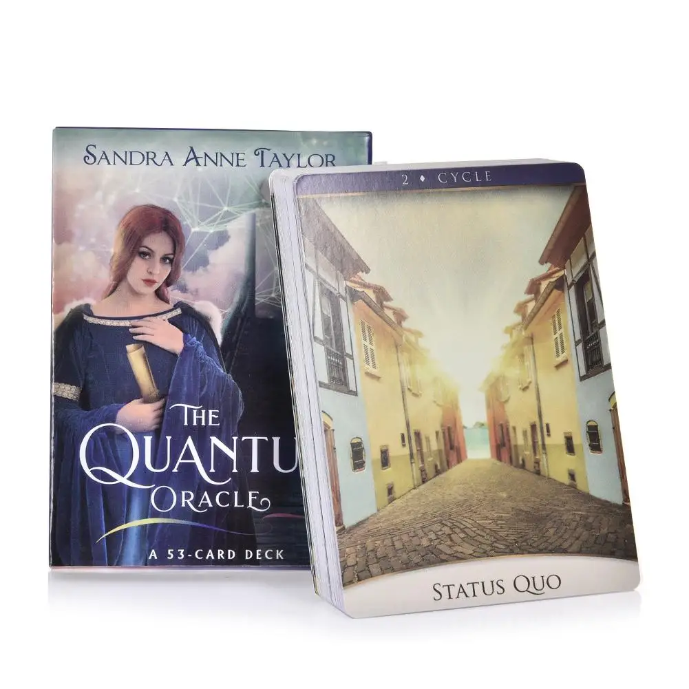 53 Sheets The Quantum Oracle Tarot Cards Mysterious Divination Board Deck Games Palying Cards For Party Games
53 Sheets The Quantum Oracle Tarot Cards Mysterious Divination Board Deck Games Palying Cards For Party Games