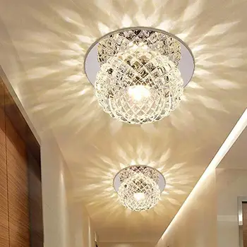 Modern Simplicity LED Crystal Round Corridor Light Embedded Ceiling Light 110-220V 3W Porch Aisle Light
Modern Simplicity LED Crystal Round Corridor Light Embedded Ceiling Light 110-220V 3W Porch Aisle Light
