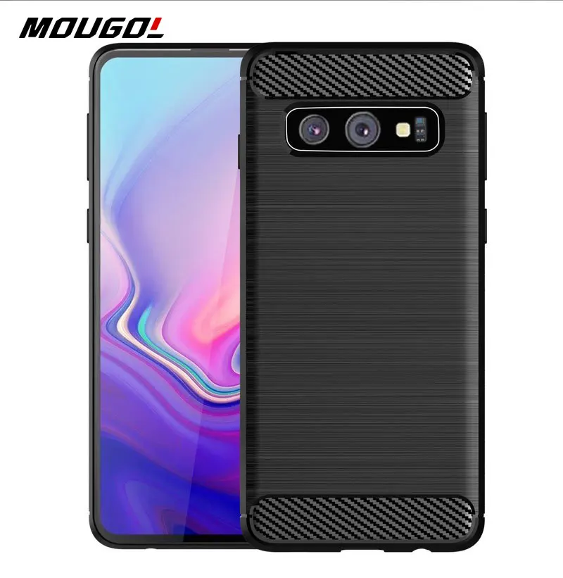 

Brushed Texture Case For Samsung Galaxy S10 5G Note 10 S9 Plus S8 S10E S 9 8 Note9 Note8 Note10 Carbon Fiber Case Back Cover