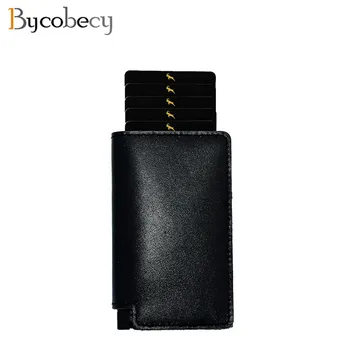 Bycobecy Unisex Creativity Auto Pop-up Wallet RFID Blocking Credit Card Genuine Leather Card Wallet Aluminum Box Card Case
Bycobecy Unisex Creativity Auto Pop-up Wallet RFID Blocking Credit Card Genuine Leather Card Wallet Aluminum Box Card Case