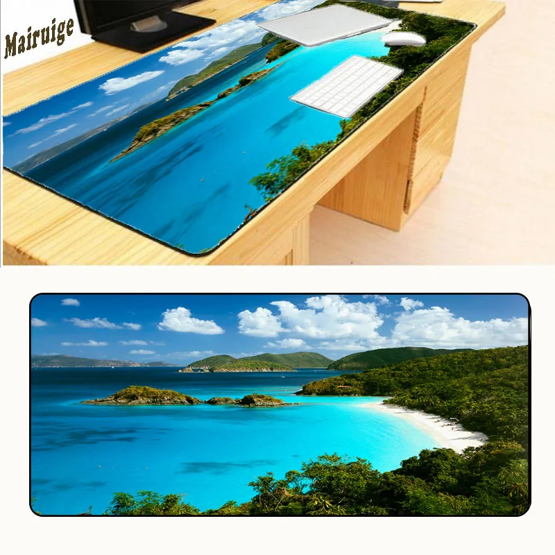 Mairuige Beautiful Blue Sky Gamer Gaming Mousepad Natural Rubber Overlock Game Pad Computer Desk Mat 30x80cm 40x90cm for CSGO
Mairuige Beautiful Blue Sky Gamer Gaming Mousepad Natural Rubber Overlock Game Pad Computer Desk Mat 30x80cm 40x90cm for CSGO