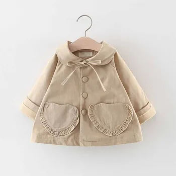 Baby Girls Clothing New Baby Coats Newborn Baby Girl Clothes Autumn Winter Solid Bow Coat Infant Clothes Children Outwear 
Baby Girls Clothing New Baby Coats Newborn Baby Girl Clothes Autumn Winter Solid Bow Coat Infant Clothes Children Outwear