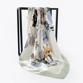 2020 Elegent Women Large Square Silk Scarf Printed 90*90cm Fashion Spring And Autumn Grey And Purple Polyester Silk Scarf Shawl
2020 Elegent Women Large Square Silk Scarf Printed 90*90cm Fashion Spring And Autumn Grey And Purple Polyester Silk Scarf Shawl
