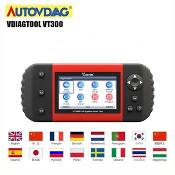 VDIAGTOOL VT300 OBD2 Auto Car Diagnostic Scanner OBD VT 300 EPB DPF DRP BRT OBDII OBD2 Support Multi Car Models Automotive Tools
VDIAGTOOL VT300 OBD2 Auto Car Diagnostic Scanner OBD VT 300 EPB DPF DRP BRT OBDII OBD2 Support Multi Car Models Automotive Tools