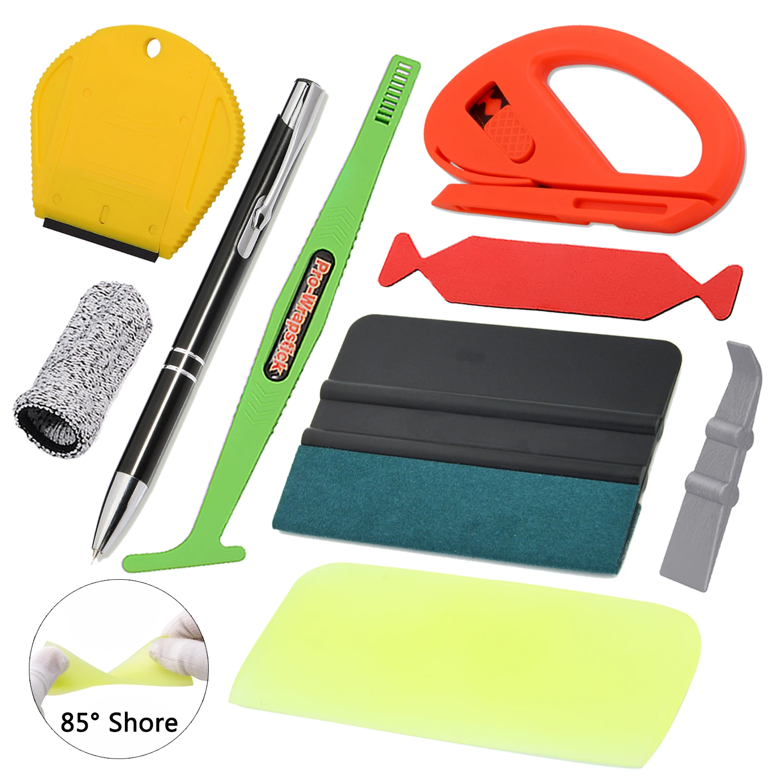 EHDIS Vinyl Carbon Fiber Wrap Tools Kit Glass Window Covering Film Decal Cutter Car Tint Sticker Remover Rubber Scraper Squeegee
EHDIS Vinyl Carbon Fiber Wrap Tools Kit Glass Window Covering Film Decal Cutter Car Tint Sticker Remover Rubber Scraper Squeegee