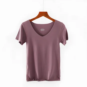 2020 new seamless cut short sleeve T-shirt bottoming shirt
2020 new seamless cut short sleeve T-shirt bottoming shirt