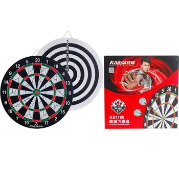 430mm in diameter, 1.27cm in thickness, equipped with 6 16 g darts with dart needle, dart plate and indoor sports Darts
430mm in diameter, 1.27cm in thickness, equipped with 6 16 g darts with dart needle, dart plate and indoor sports Darts