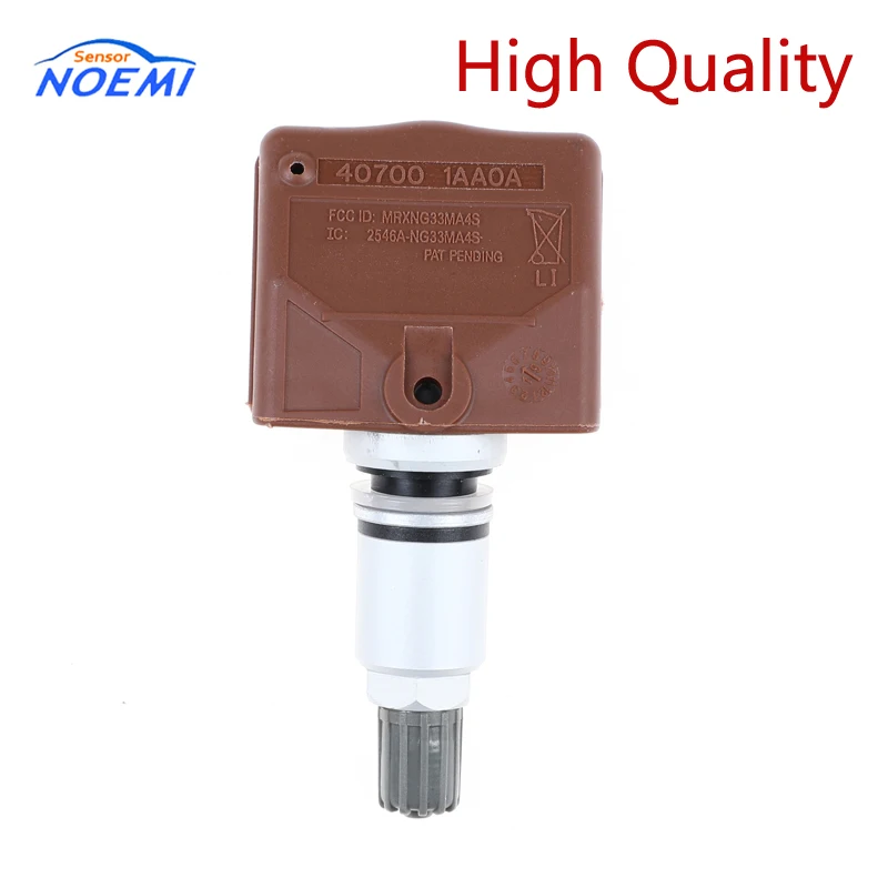 New 40700-1AA0A 407001AA0A TPMS Tire Pressure Sensor 315MHZ For Nissan 350Z Altima For Infiniti EX35 G35 40700-JA01B/40700-JA00B
New 40700-1AA0A 407001AA0A TPMS Tire Pressure Sensor 315MHZ For Nissan 350Z Altima For Infiniti EX35 G35 40700-JA01B/40700-JA00B