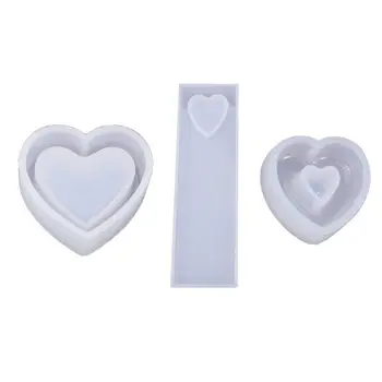 Crystal Epoxy Resin Mold Heart Shaped Box Hollow Pendant Bookmark Casting Silicone Mould Handmade DIY Crafts Making Tool
Crystal Epoxy Resin Mold Heart Shaped Box Hollow Pendant Bookmark Casting Silicone Mould Handmade DIY Crafts Making Tool
