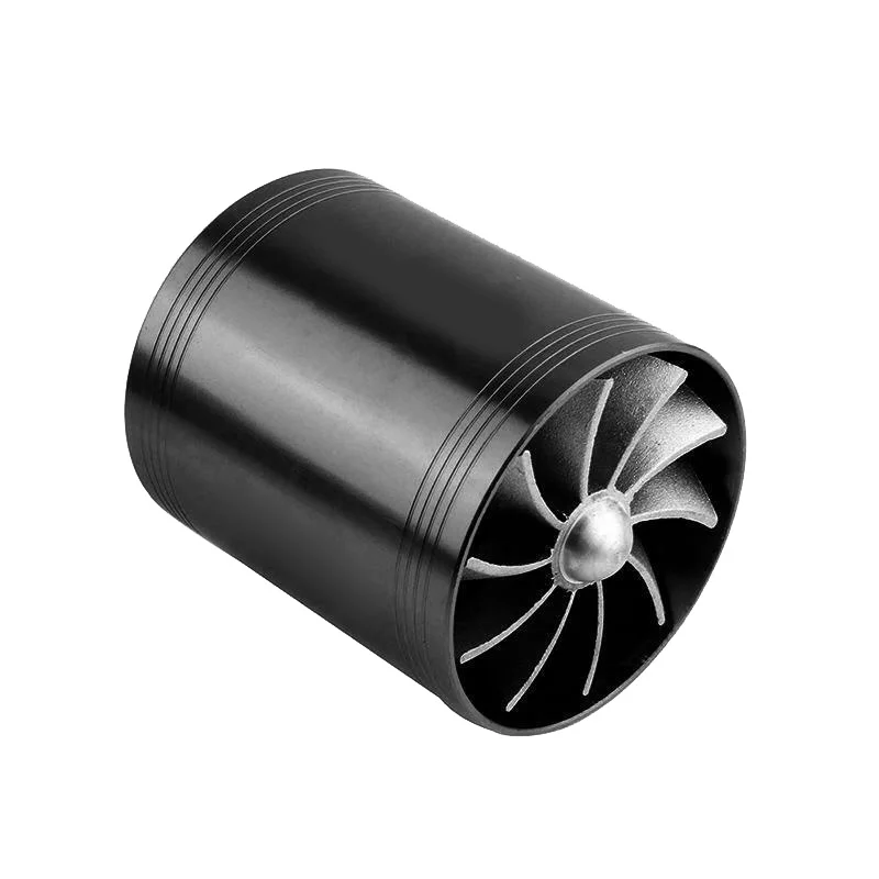 1Pc 75mm Air Intake Turbonator Dual Fan Turbine Gas Fuel Saver Turbo Supercharger Automobile Turbocharger
1Pc 75mm Air Intake Turbonator Dual Fan Turbine Gas Fuel Saver Turbo Supercharger Automobile Turbocharger