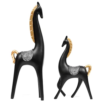 Nordic Simplicity A Pair Of Horses Ornament Creativity Resin Crafts Home Living Room Tv Cabinet Bedroom Desktop Animal Ornaments
Nordic Simplicity A Pair Of Horses Ornament Creativity Resin Crafts Home Living Room Tv Cabinet Bedroom Desktop Animal Ornaments