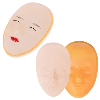 Tattoo Practice Skin Silicone 3D Fake Face Eyebrow Eyeliner Lip Head Model with Base for Beginners Makeup Mannequin Training
Tattoo Practice Skin Silicone 3D Fake Face Eyebrow Eyeliner Lip Head Model with Base for Beginners Makeup Mannequin Training