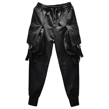 2018 spring and summer tide men's overalls youth harem pants feet feet hip hop casual pants Slim pockets decorative trousers
2018 spring and summer tide men's overalls youth harem pants feet feet hip hop casual pants Slim pockets decorative trousers