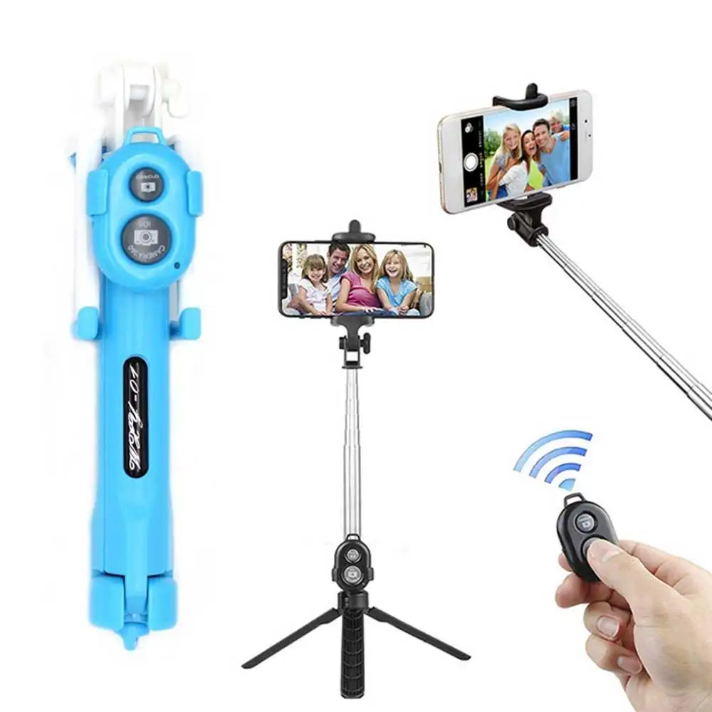 Wireless Bluetooth Selfie Stick for IPhone X 8 7 6s Android 3 In 1 Mini Extendable Tripod with Remote Control Portable Monopod
Wireless Bluetooth Selfie Stick for IPhone X 8 7 6s Android 3 In 1 Mini Extendable Tripod with Remote Control Portable Monopod