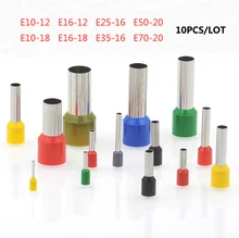 10pcs Tube Insutated Crimp Terminal Electrical Wire Connectors Ferrule E70-20 Terminals Connector Cable 2/0AWG 70mm2
10pcs Tube Insutated Crimp Terminal Electrical Wire Connectors Ferrule E70-20 Terminals Connector Cable 2/0AWG 70mm2