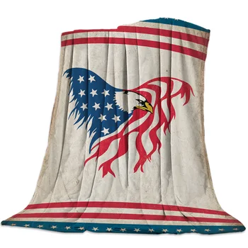 Retro Red Stripes Stars Eagle Soft Fleece Throw Blanket Blanket Fleece Blanket Sofa/Bed/Plane Travel Plaids Bedding Towel
Retro Red Stripes Stars Eagle Soft Fleece Throw Blanket Blanket Fleece Blanket Sofa/Bed/Plane Travel Plaids Bedding Towel