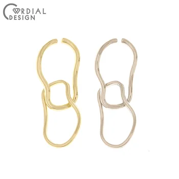 Cordial Design 50Pcs 19*59MM Jewelry Accessories/DIY Making/Earrings Findings & Component/Hand Made/Irregular Loop Shape/Charms
Cordial Design 50Pcs 19*59MM Jewelry Accessories/DIY Making/Earrings Findings & Component/Hand Made/Irregular Loop Shape/Charms