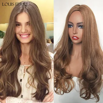 LOUIS FERRE Long Brown Honey Wavy Synthetic Wigs for Black Women Natural Middle Part Heat Resistant Hair Cosplay Party Wigs
LOUIS FERRE Long Brown Honey Wavy Synthetic Wigs for Black Women Natural Middle Part Heat Resistant Hair Cosplay Party Wigs