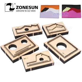 ZONESUN H1 Credit Card Holder Coin Purse Custom Leather Cutting Die Handicraft Tool Punch Cutter Mold DIY Paper Wallet Cut Die
ZONESUN H1 Credit Card Holder Coin Purse Custom Leather Cutting Die Handicraft Tool Punch Cutter Mold DIY Paper Wallet Cut Die