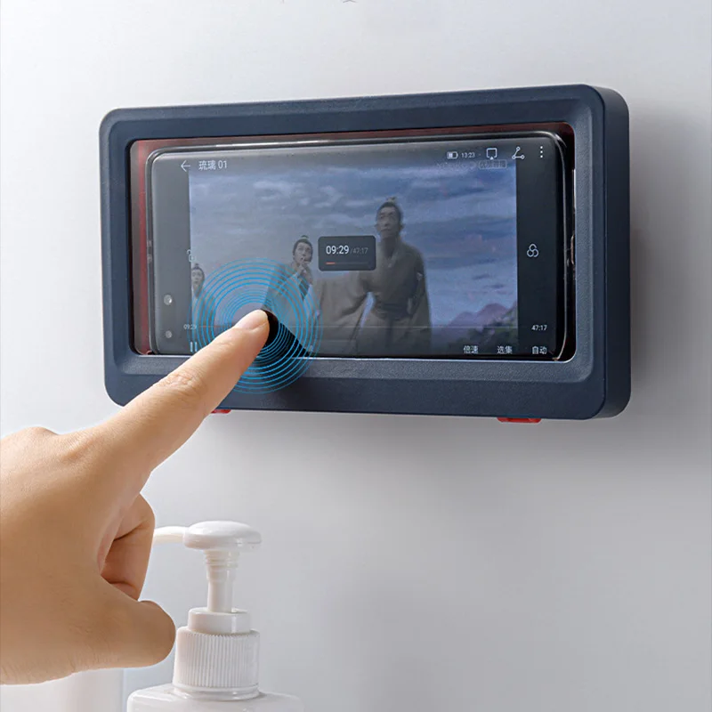 Phone Box Beautiful Wall Mounted Phone Case Waterproof Convenient Safe Phone Holder Bathroom Home Storage Dropshipping Touchable
Phone Box Beautiful Wall Mounted Phone Case Waterproof Convenient Safe Phone Holder Bathroom Home Storage Dropshipping Touchable
