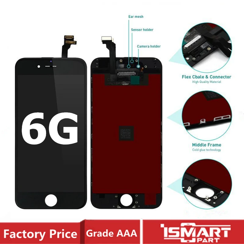 AAA+++ Screen for iPhone 6 LCD Touch Screen Digitizer 5S SE Display Assembly No Dead Pixel Repair Parts
AAA+++ Screen for iPhone 6 LCD Touch Screen Digitizer 5S SE Display Assembly No Dead Pixel Repair Parts