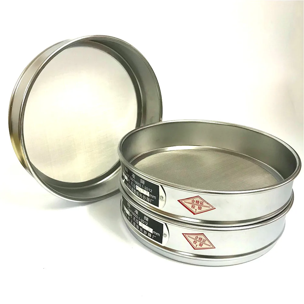 R20cm 12-200 mesh / Aperture 2-0.074mm Standard Laboratory Test Sieve Sampling Inspection sieve Pharmacopeia sieve Height 4.5cm
R20cm 12-200 mesh / Aperture 2-0.074mm Standard Laboratory Test Sieve Sampling Inspection sieve Pharmacopeia sieve Height 4.5cm