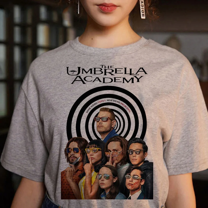 The Umbrella Academy Diego Cha-Cha Funny T Shirt Women Harajuku Casual Streetwear Tshirt Ulzzang T-shirt 90s Tops Tees Female
The Umbrella Academy Diego Cha-Cha Funny T Shirt Women Harajuku Casual Streetwear Tshirt Ulzzang T-shirt 90s Tops Tees Female