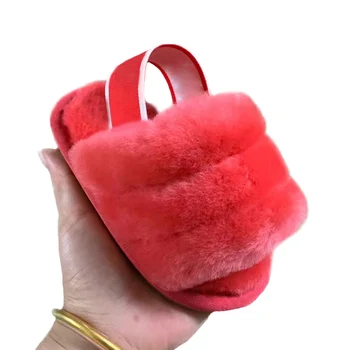 Kids Natural Sheepskin Fur Slippers Winter Children Slippers Warm Wool Slippers Baby Girls Boys Toddler Casual House Shoes 
Kids Natural Sheepskin Fur Slippers Winter Children Slippers Warm Wool Slippers Baby Girls Boys Toddler Casual House Shoes