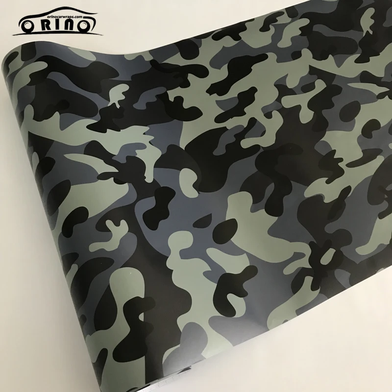 Black Green Camouflage Vinyl Wrap Sticker-4