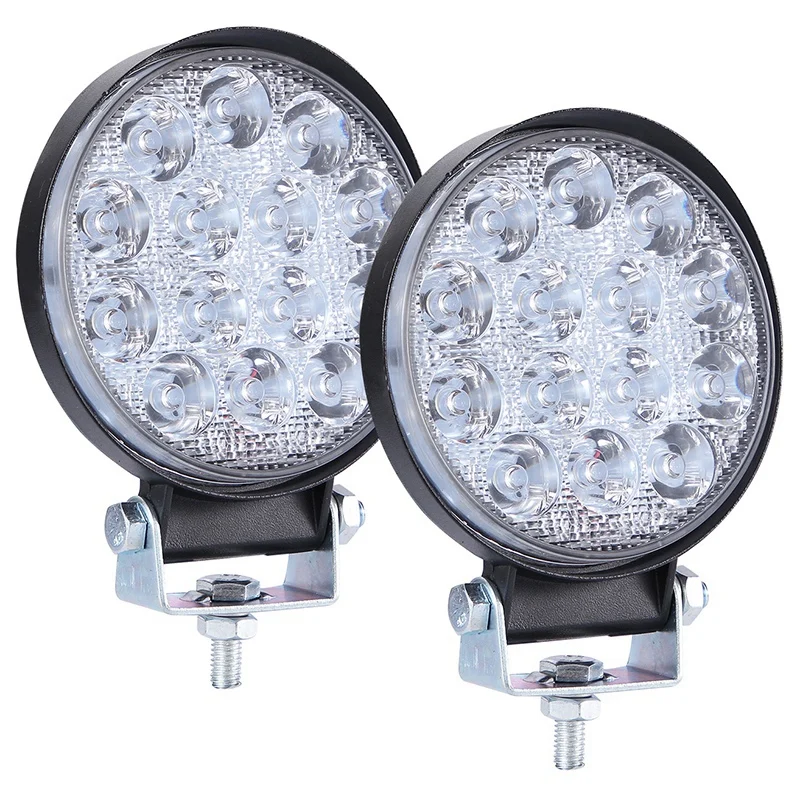 Led Light Bar 2Pcs 4 Inch 140W 14000Lm Round Spotlight Pod Off Road Fog Driving Roof Bar Bumper For Jeep,Suv Truck, Hunters
Led Light Bar 2Pcs 4 Inch 140W 14000Lm Round Spotlight Pod Off Road Fog Driving Roof Bar Bumper For Jeep,Suv Truck, Hunters