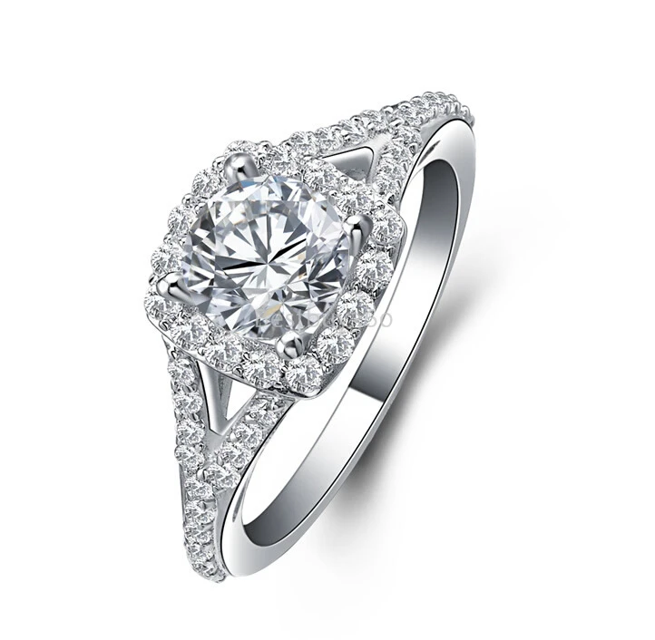 1 carat sterling silver ring simulated diamond wedding marriage ring SONA jewelry US size from 4 to 10.5 (NM) 
1 carat sterling silver ring simulated diamond wedding marriage ring SONA jewelry US size from 4 to 10.5 (NM)