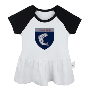 Fish Game of Thrones House Tully of Riverrun Family, Duty, Honor Design Newborn Baby Girls Dresses Toddler Infant Cotton Clothes
Fish Game of Thrones House Tully of Riverrun Family, Duty, Honor Design Newborn Baby Girls Dresses Toddler Infant Cotton Clothes