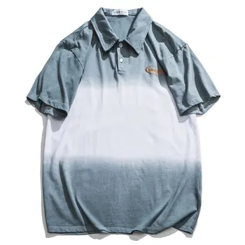 Women Mens 2020ss Tie Dye Polo Shirt Short Sleeve T Shirt Men Women Couples Oversized Tees 100% Cotton Blue T-Shirt Men Tops
Women Mens 2020ss Tie Dye Polo Shirt Short Sleeve T Shirt Men Women Couples Oversized Tees 100% Cotton Blue T-Shirt Men Tops