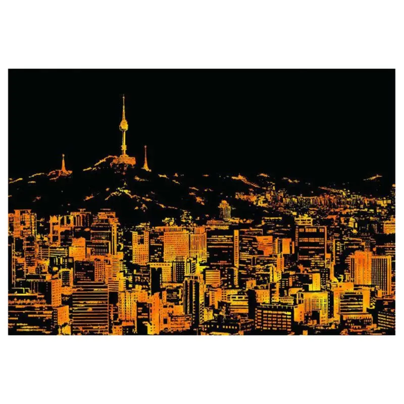 Creative Color Postcard Scraping Night Scenes Scratching Classical World Fashion City Sign Greeting Cards AXYF
Creative Color Postcard Scraping Night Scenes Scratching Classical World Fashion City Sign Greeting Cards AXYF