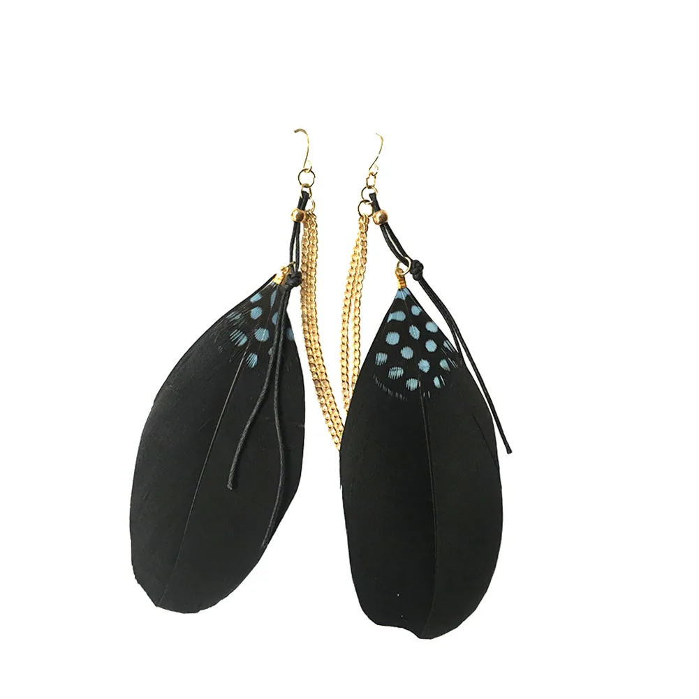 2017 New Arrival Vintage Feather Tassel Long Drop Earrings Women Boho Earrings Dangle Earrings with Chain Brincos Ethnic Jewelry
2017 New Arrival Vintage Feather Tassel Long Drop Earrings Women Boho Earrings Dangle Earrings with Chain Brincos Ethnic Jewelry