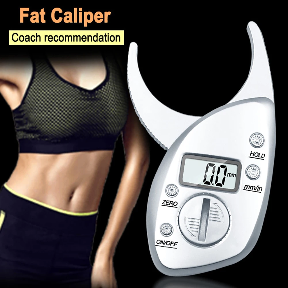 

Body Fat Caliper Tester Electronic Fat Measure Scales Fitness Monitors Analyzer Digital Skinfold Slimming Measuring Instruments